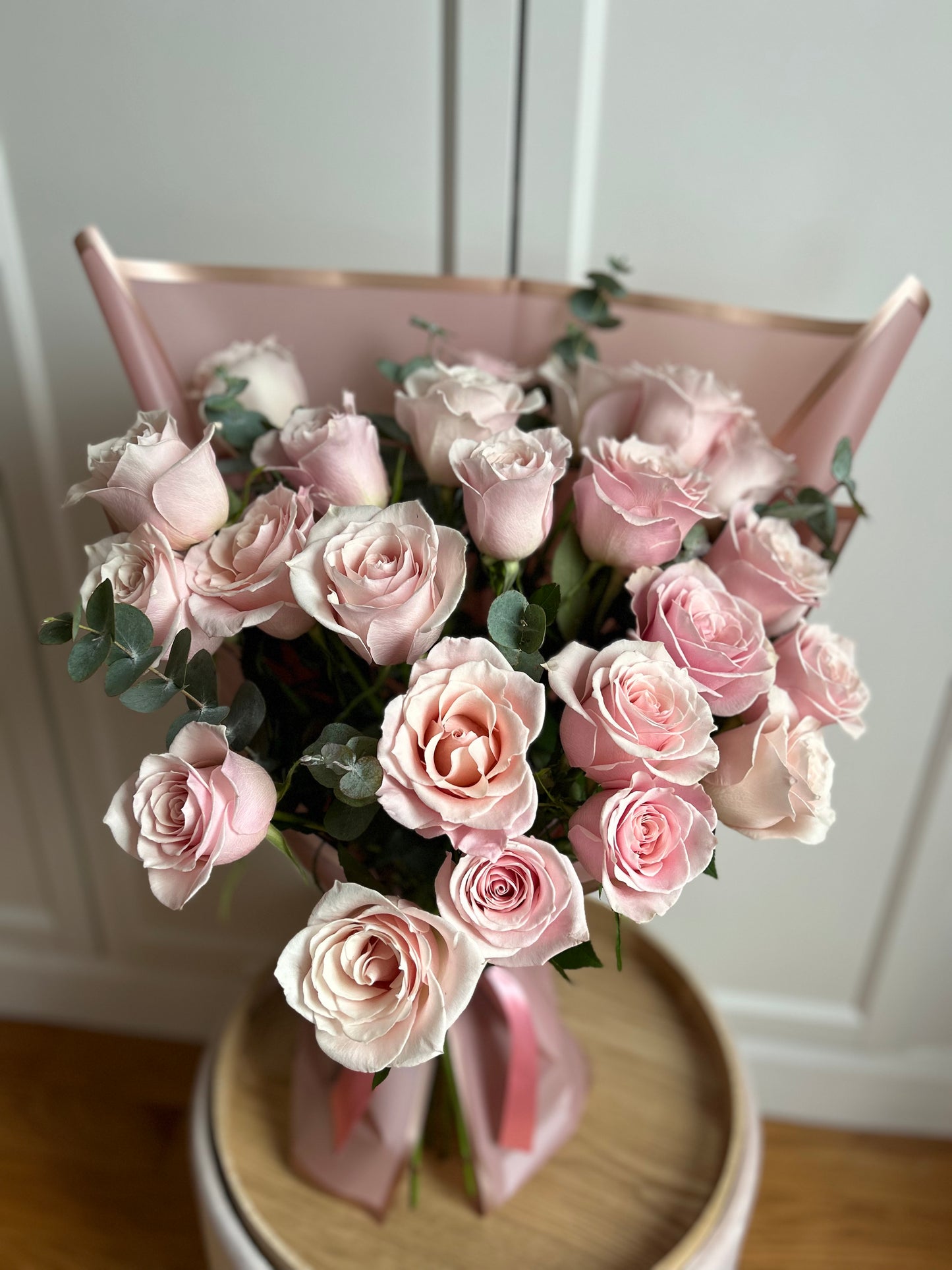 Pink Cloud Two Dozen Roses Bouquet