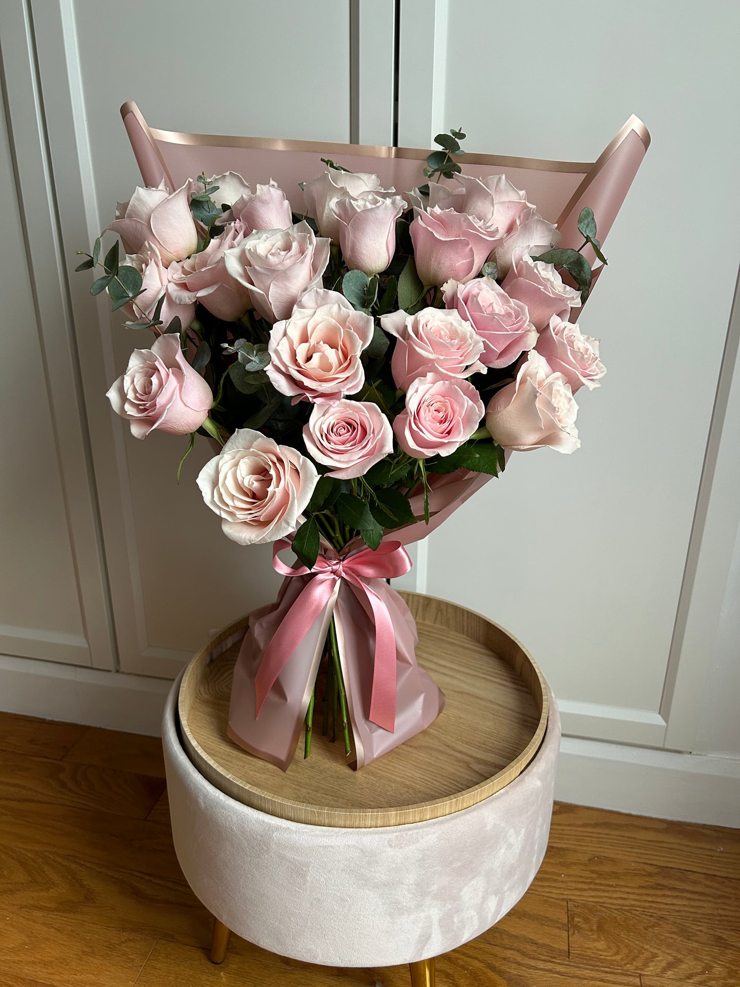 Pink Cloud Two Dozen Roses Bouquet