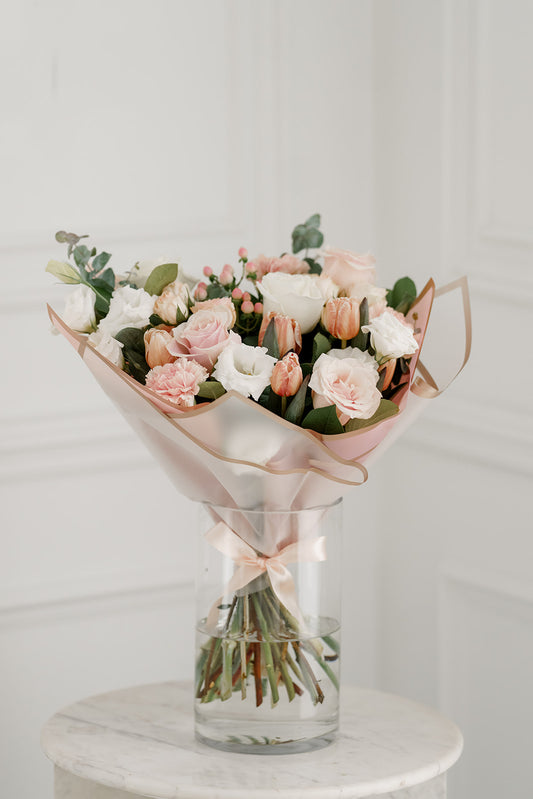 Blushing Blooms Bouquet