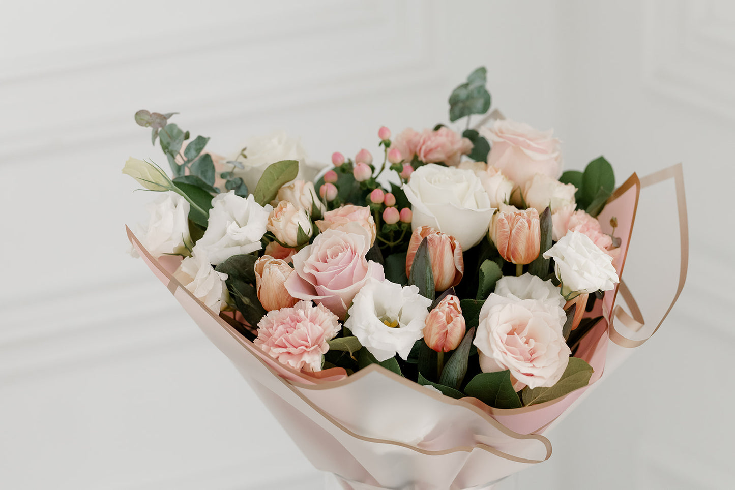 Blushing Blooms Bouquet