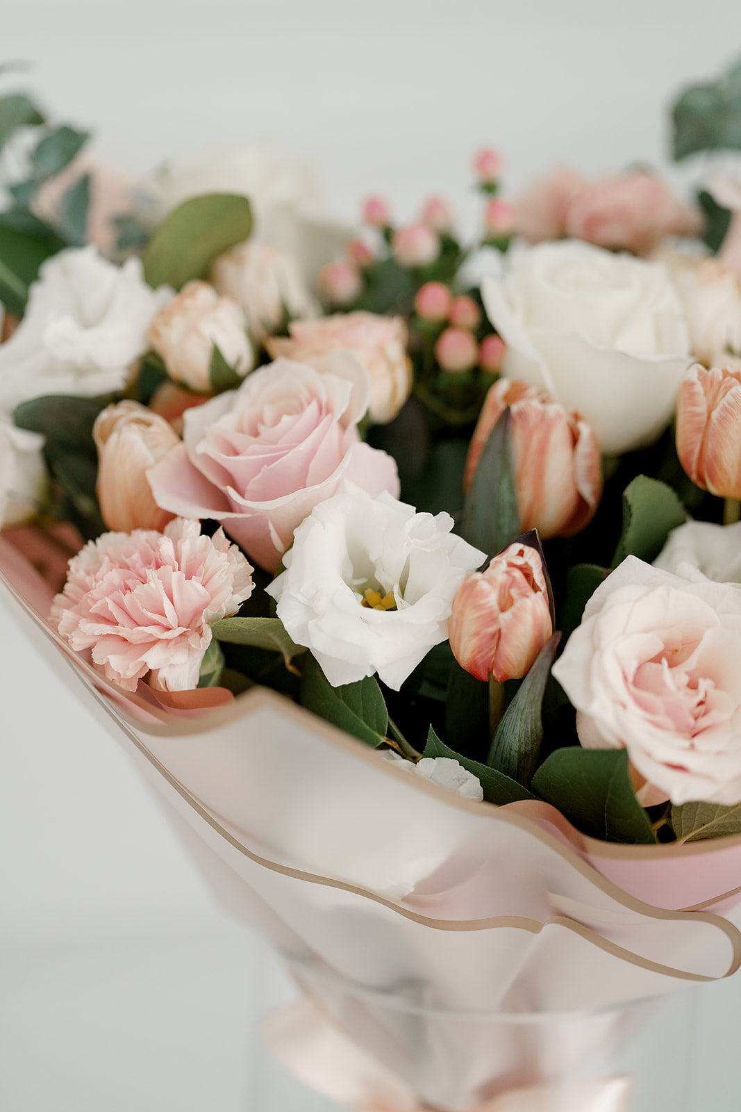 Blushing Blooms Bouquet