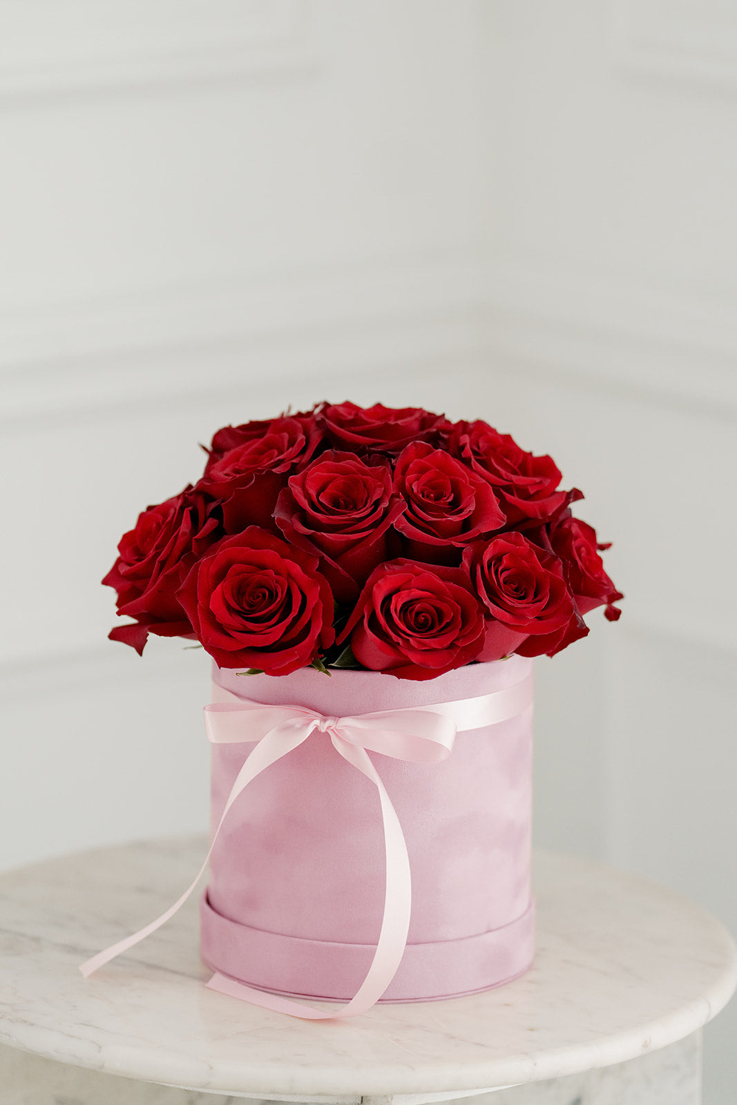 Velvet Embrace, Red Roses in a Velvet Box