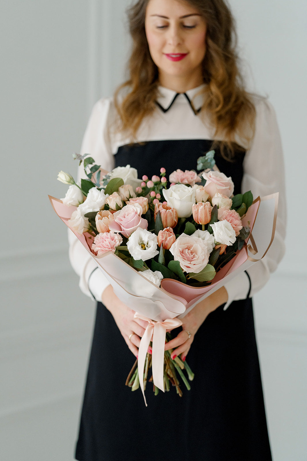 Blushing Blooms Bouquet