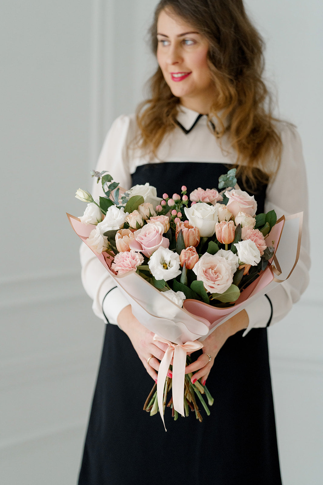 Blushing Blooms Bouquet